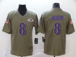 Baltimore Ravens #8 Jackson-035 Jerseys