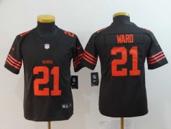 Youth Cleveland Browns #21 Ward-001 Jersey