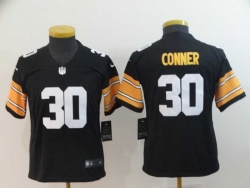 Youth Pittsburgh Steelers #30 Conner-002 Jersey