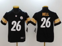 Youth Pittsburgh Steelers #26 Bell-001 Jersey