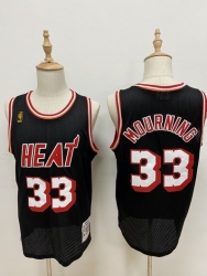 Miami Heat #33 Mourning-001 Basketball Jerseys