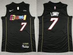 Miami Heat #7 Lowry-001 Basketball Jerseys