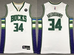 Milwaukee Bucks #34 Antetokounmpo-018 Basketball Jerseys