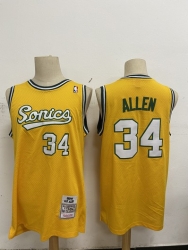 Seattle Supersonics #34 Allen-003 Basketball Jerseys