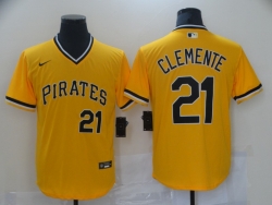 Pittsburgh Pirates #21 Clemente-007 Stitched Football Jerseys