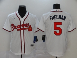Atlanta Braves #5 Freeman-014 Stitched Football Jerseys