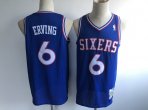 Philadelphia 76Ers #6 Erving-002 Basketball Jerseys