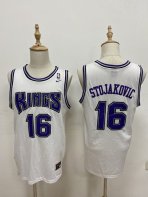 Sacramento Kings #16 Stojakovic-003 Basketball Jerseys