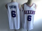 Philadelphia 76Ers #6 Erving-003 Basketball Jerseys