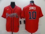 Atlanta Braves #10 Jones-003 Stitched Football Jerseys