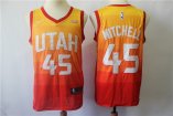 Utah Jazz #45 Mitchell-009 Basketball Jerseys