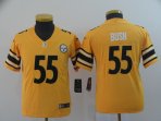 Youth Pittsburgh Steelers #55 Bush-001 Jersey