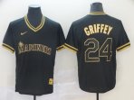 Seattle Mariners #24 Griffey-017 Stitched Football Jerseys
