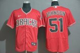 Arizona Diamondbacks #51 Johnson-004 Stitched Football Jerseys