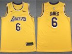 Los Angeles Lakers #6 James-011 Basketball Jerseys