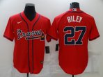 Atlanta Braves #27 Riley-003 Stitched Football Jerseys