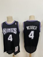 Sacramento Kings #4 Webber-002 Basketball Jerseys