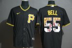 Pittsburgh Pirates #55 Bell-004 Stitched Football Jerseys