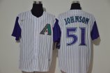 Arizona Diamondbacks #51 Johnson-001 Stitched Football Jerseys