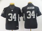 Youth Oakland Raiders #34 Jackson-001 Jersey