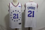 Philadelphia 76Ers #21 Embiid-009 Basketball Jerseys