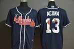 Atlanta Braves #13 Acunajr-003 Stitched Football Jerseys