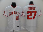 Los Angeles Angels #27 Trout-001 Stitched Jerseys