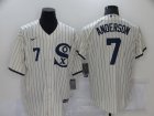 Chicago White Sox #7 Anderson-010 stitched jerseys