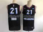 Philadelphia 76Ers #21 Embiid-013 Basketball Jerseys