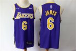 Los Angeles Lakers #6 James-001 Basketball Jerseys
