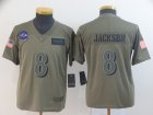 Youth Baltimore Ravens #8 Jackson-001 Jersey