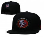 San Francisco 49ers Adjustable Hat-001 Jerseys