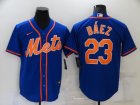 New York Mets #23 Baez-001 Stitched Football Jerseys