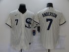 Chicago White Sox #7 Anderson-007 stitched jerseys