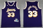 Los Angeles Lakers #33 Abdul-Jabbar-002 Basketball Jerseys