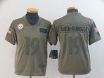 Youth Pittsburgh Steelers #19 Smith-Schuster-001 Jersey