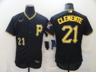 Pittsburgh Pirates #21 Clemente-009 Stitched Football Jerseys