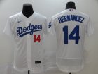 Los Angeles Dodgers #14 Hernandez-004 Stitched Jerseys