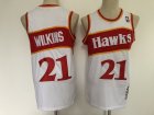 Atlanta Hawks #21 Wilkins-005 Basketball Jerseys