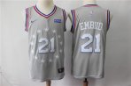 Philadelphia 76Ers #21 Embiid-005 Basketball Jerseys