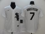 Chicago White Sox #7 Anderson-001 stitched jerseys