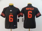 Youth Cleveland Browns #6 Mayfield-005 Jersey