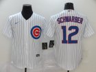 Chicago Cubs #12 Schwarber-001 Stitched Jerseys