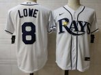 Tampa Bay Rays #8 Lowe-001 Stitched Football Jerseys
