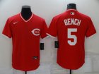 Cincinnati reds #5 Bench-002 Stitched Football Jerseys