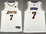 Los Angeles Lakers #7 Anthony-007 Basketball Jerseys