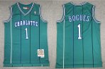 Charlotte Hornets #1 Bogues-004 Basketball Jerseys