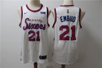 Philadelphia 76Ers #21 Embiid-002 Basketball Jerseys