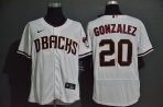 Arizona Diamondbacks #20 Gonzalez-001 Stitched Football Jerseys