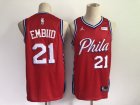 Philadelphia 76Ers #21 Embiid-018 Basketball Jerseys